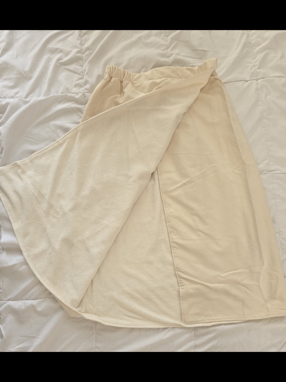 Boca Terry Cream Spa Wrap-Shower Wrap